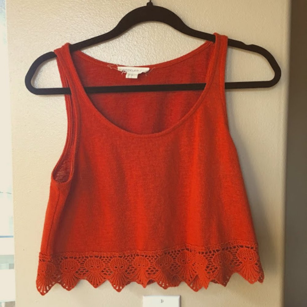Orange Crop Top